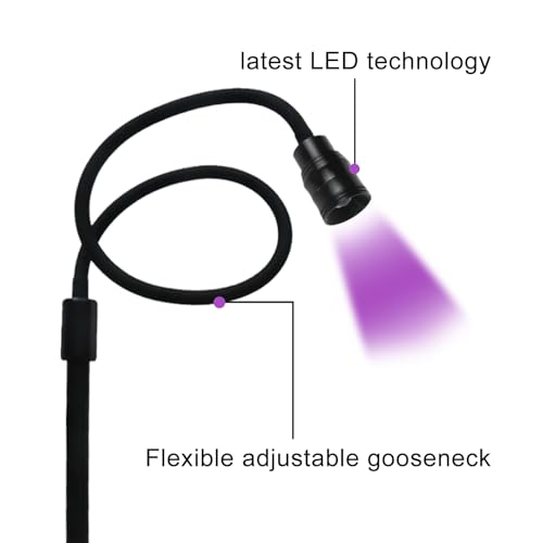 HAICHER UV Lash Glue System, UV Lash Lamp Light for Lash Extensions with Foot Pedal