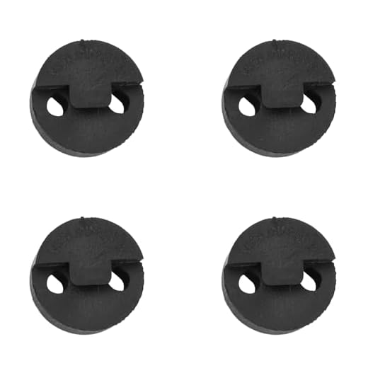Rubber Violín Silenciador - Práctica Sordina de Goma para Principiantes, Viola y Violín (Negro) (4 Redondos)