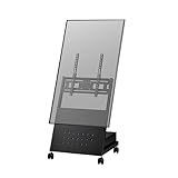 ハヤミ工産 テレビスタンド 65V型まで対応 VESA規格対応 キャスター付 ブラック XS-82