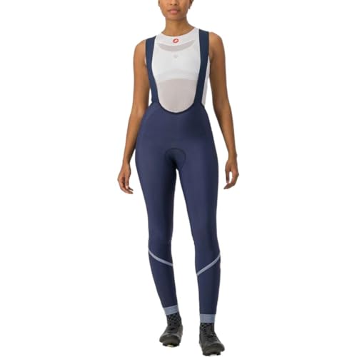 CASTELLI 4522550-424 VELOCISSIMA DT BIBT Tights Mujer Belgian Blue/Silver Reflex Tamaño L