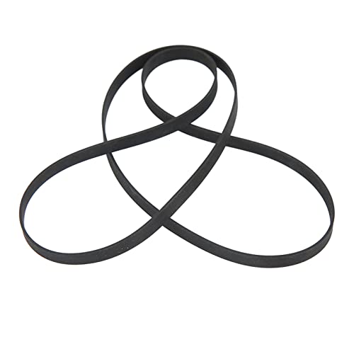 Courroie de Platine Vinyle, 49 cm Courroie de Tourne-Disque Courroie de Rechange en Caoutchouc pour enregistreur (Noir)