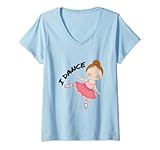 Photo Gallery donna arabesque ballerina ragazza maglietta con collo a v Photo Gallery donna arabesque ballerina ragazza maglietta con collo a v