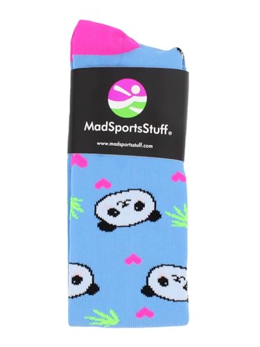 MadSportsStuff Happy Panda Bear Soccer Socks for Girls Boys Kids Women Youth Over the Calf Gift Accessories2