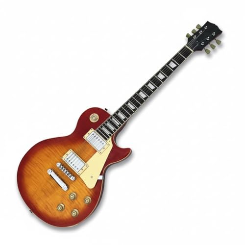 Guitare électrique acajou massif single cut au manche collé haute précision