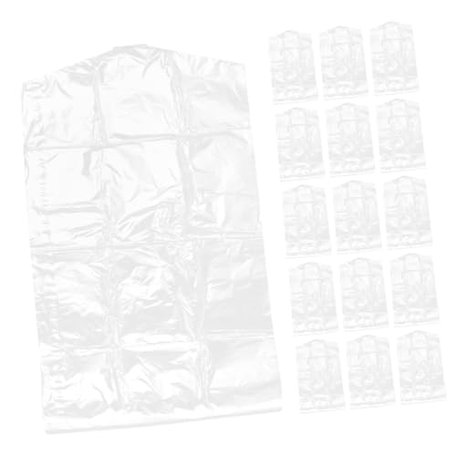 50pcs Plastic Garment Bags for Clothing Storage Disposable Dry Cleaning Covers Waterproof Suit Bags for Closet Organization for Travel and Moving