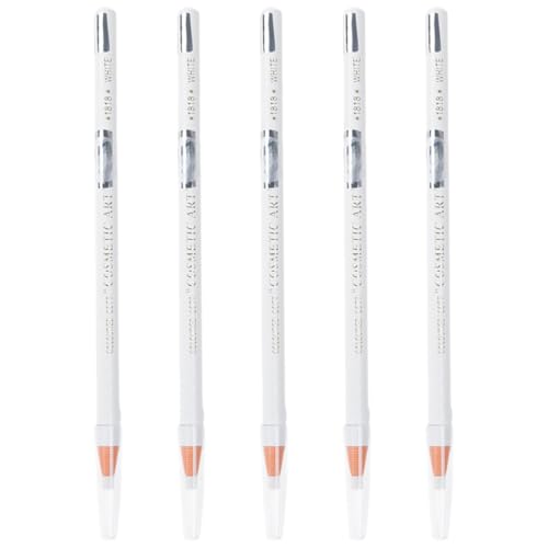 Ipetboom 5 Piezas pluma de maquillaje de cejas para mujer eyebrow pencil lápiz de cejas sombra women paleta Gel lápices de maquillaje de ojos lápices de maquillaje para cejas Papel