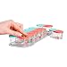 Sagely Smart Weekly Pill Organizer - Sleek AM/PM Pill Box with 7 Day Containers and Free Reminder App (Large Enough to Fit Fish Oils and Vitamin D) (Mint Blue/Coral)