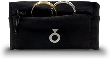The Large and in Charge Bundle - Store Your Wedding Rings securely and with Style in the Original and Patented Wristband with Pocket image 5