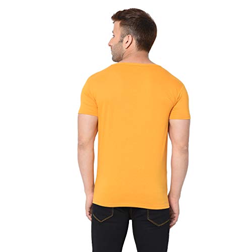 Image of Men's Half Sleeve Cotton V Neck T-Shirt (Pack of 4)