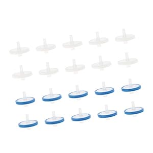 harayaa 20 stuks wegwerp sterilfilter spuitfilter laboratoriumaccessoires filter, 25 mm 0,45 Om