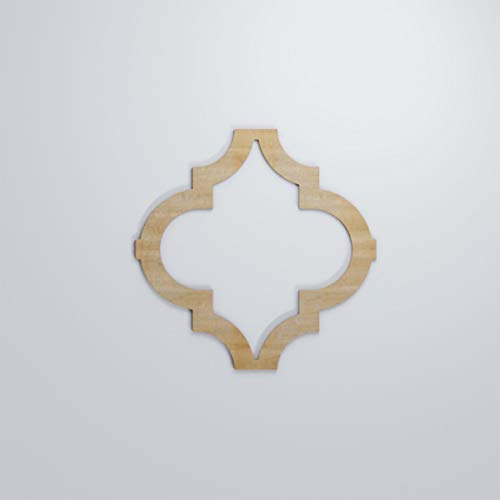 Image of Ekena Millwork WALW24X24X0375MRKHI Marrakesh 3 /8 inchT Decorative Fretwork Wall Panels, 23 3 /8 inchW X 23 3 /8 inchH, Hickory
