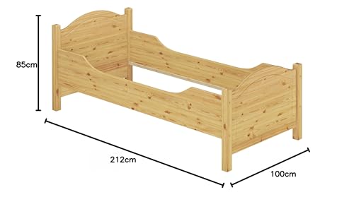 Erst-Holz Robusto Telaio Letto Classico Anche per