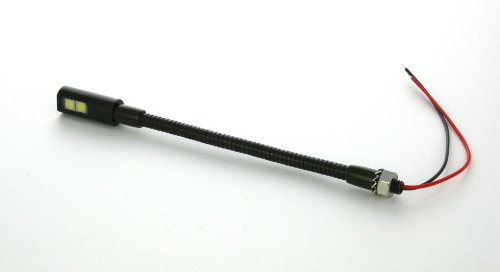 Lámpara LED Mini Gooseneck blanca 12V DC miniatura 2