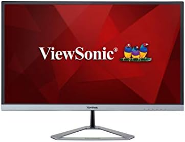 ViewSonic VX2476-SMH 24-inch IPS Full HD Monitor with 75Hz, VGA, 2x HDMI, Eye Care for Work and Entertainment at Home, Black