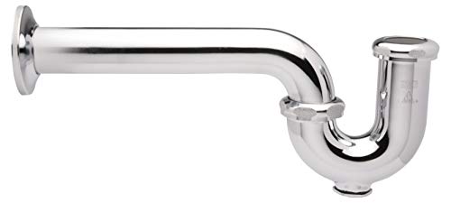 Tapa semicircular con CO de fontanería Zurn Z8701-9B-PC con brazo de calibre 17 para desagüe