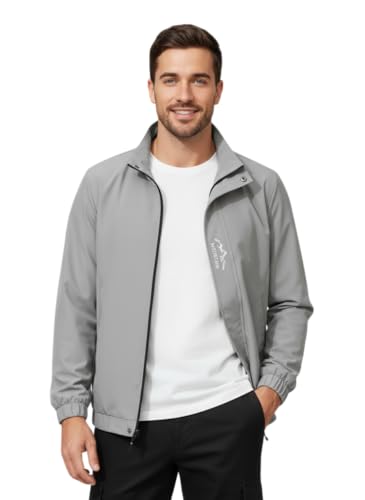 Image of Celary Men's Bomber Jacket | Lightweight Casual Zip-Up Jacket | Stylish Slim Fit Outerwear for All Seasons