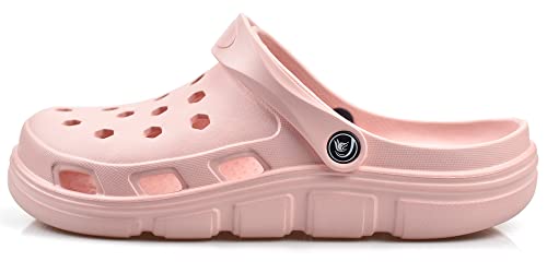 Image of PIMIO Garden Clogs for Women and Men,Slip On Work Shoes with Arch Support,Womens Mens Quick-Dry Water Shoes Casual Sandals,Comfortable Slippers