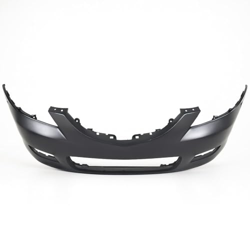 Image of FitParts Compatible with Mazda 3 2007-2009 Front Bumper Cover | Primed, With Fog Light Holes, Sedan, Ready to Paint, OEM BAN650031CBB, MA1000215