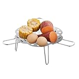 Cesta Vaporera para Alimentos - De Acero Inoxidable con Rejilla | Cesta de Vapor para Hacer Dumplings,para verduras, dumplings, arroz, pescado, comida, preparación de comidas, ollas y cacerolas