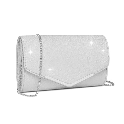 Miss Lulu Borsa Pochette Donna Elegante in Pelle PU con Tracolla a Catena