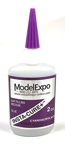Model Expo Insta Cure+ Super Glue CA 2 oz. (Gap Filling)