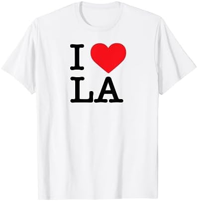 I Love LA Short Sleeve I Heart Los Angeles Top T-Shirt