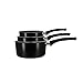 MENASTYL - Set de 3 casseroles 16/18/20cm 'Marcel' fabriquées en France - En aluminium compatible tous feux dont induction et lave-vaisselle - 6014120 - Made in France