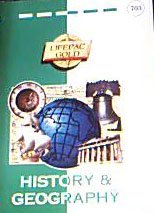 Paperback Lifepac Gold History & Geography 703 Anthropology Book