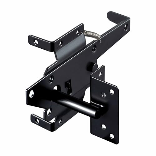 skysen Carbon Steel Vinyl Wood Fence Post Mount Gate Latch(2066-cs-p) by SKYSEN - Used condition - US$13.02