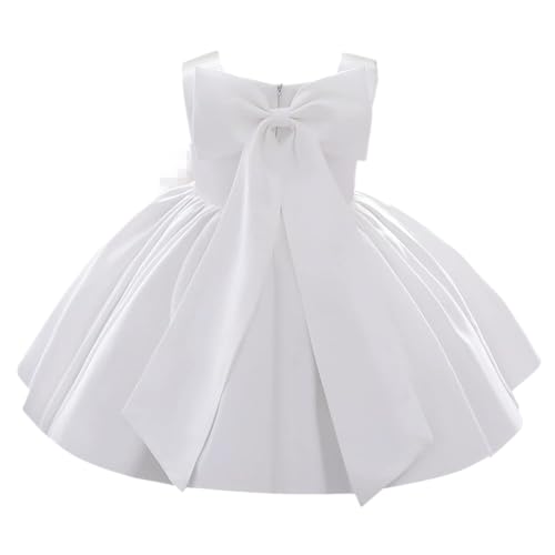 Robe de mariée pour fille satin demoiselle d'honneur baptême bal