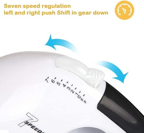 Hand Mixer, 7 Speed Electric Cake Whisk Food Mixer with 5 Stainless Steel Accessories - Image 2