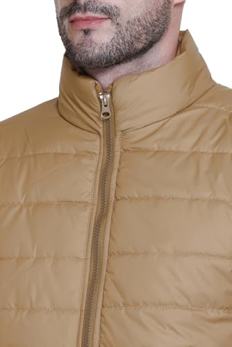 Image of Sanhok Mens Waterproof Imported Polyester Trendy Lightweight Stylish Regular Fit Standard Length Full Sleeve Zipper Jacket for Winter Casual Wear