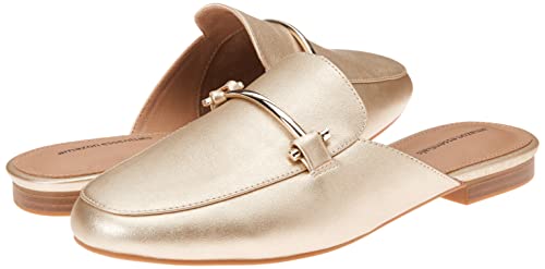 Amazon Essentials Women's Buckle Mule, Gold, 8 #TOP6