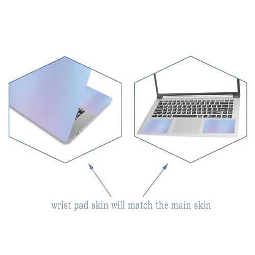 Housse de protection ordinateur portable 13.3 pouces violette et bleue pochette notebook 15.6