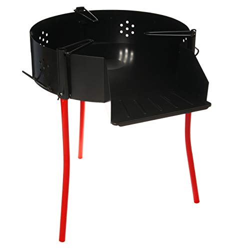La Ideal español Barbacoa con Redondo, Barbacoa Grill, Negro, 70 cm