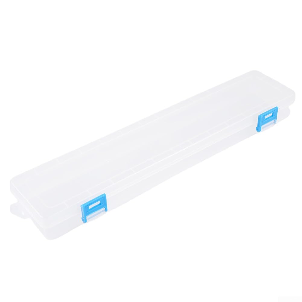 Contenitore Per Pennelli E Materiale Artistico - Scatola Trasparente 33x7x3.5cm Con Cerniera - FACULX - Foto 8