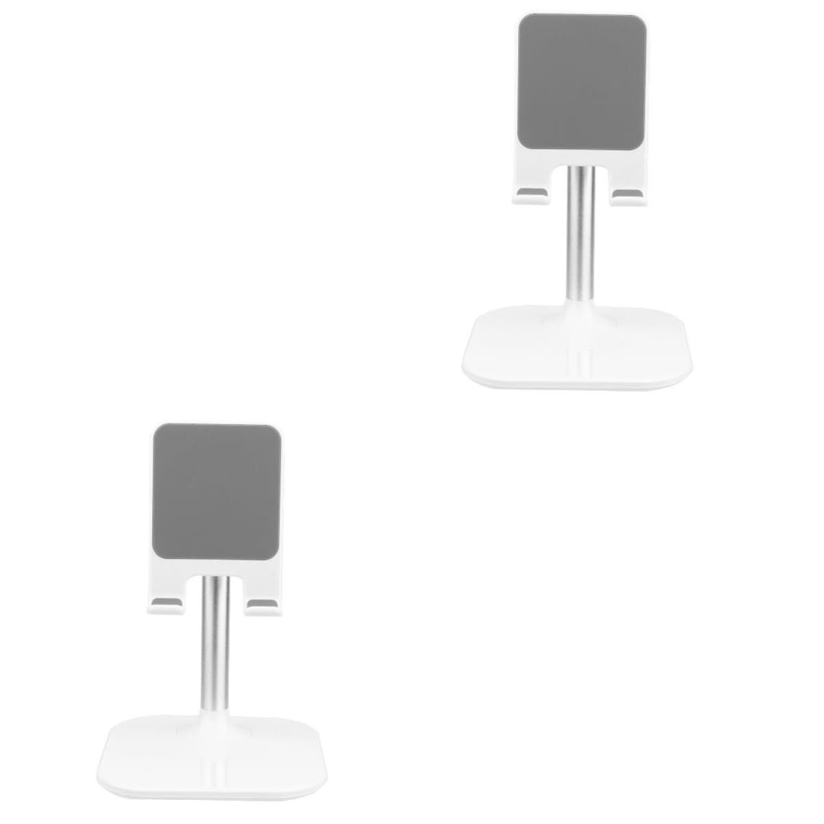 Artibetter 2pezzi Supporto Per Smartphone e Tablet Supporto Da Scrivania Pratico e Duraturo Per Videochiamate e Lettura Bianco