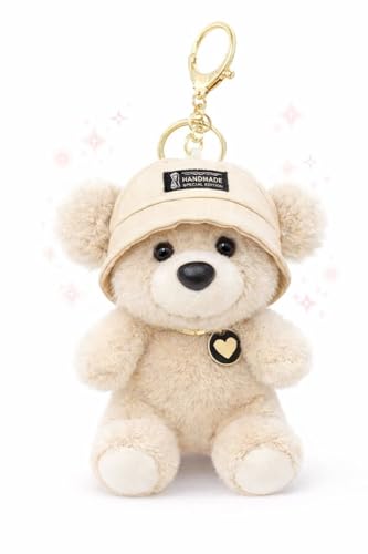Valentine Scented Teddy Bear Keychain for Couples | Cute Plush Teddy with Long-Lasting Fragrance | Romantic Gift for Girlfriend, Boyfriend, Wife, Husband | Love Heart Charm Soft Toy Key Ring