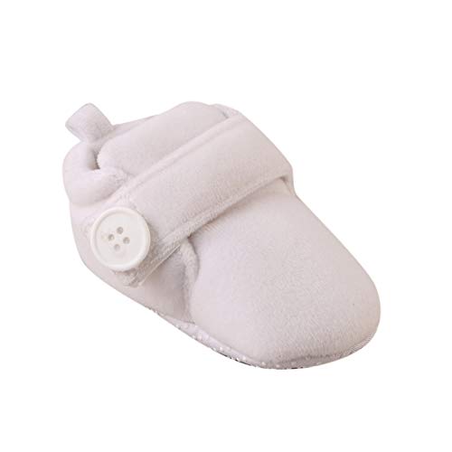 CHIU Baby Boy's White Bootie - 6-12 Months