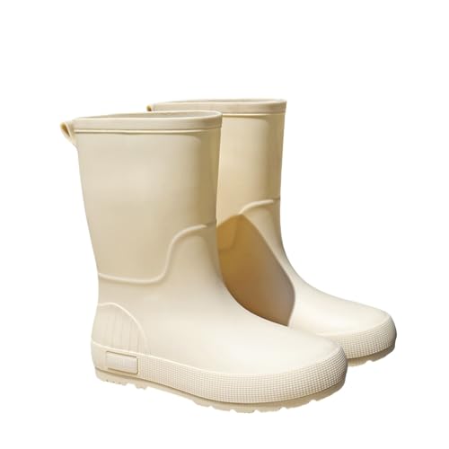 Bottes de pluie colorées femme antidérapantes à talon compensé