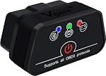 vLinker iCar2 OBD2 Bluetooth Adapter Diagnostic Scanner for iOS & Android : Auto-Connect Clear Error Code Live Data Reset Diagnostic Tool (Black)