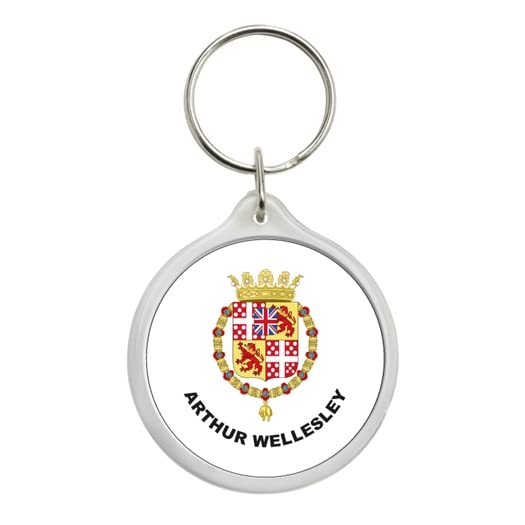 ROUND KEYCHAIN. - ARTHUR WELLESLEY HARMONIAL SHIELD - HOLLAND - NETHERLANDS