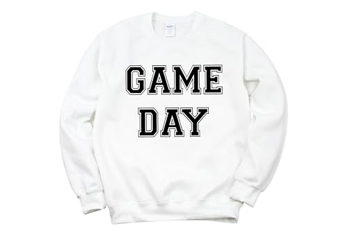 Game Day Sweatshirt, Cute Sports Sweatshirt For Women, Vintage Football Pullover Sweater, Touchdown Shirt, Gift For Mom, Unisex Crewneck Sweatshirt4