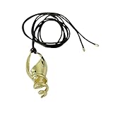 Collar unisex de lujo con colgante de caracola de metal con correa de cuerda de cuero, regalo de buena suerte