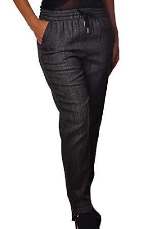 WOOLRICH, Hose aus Wolle, mit elastischem Bund, mittelgrau, WWPAN1177-PantInLanaResca-163, Grau, Grau M - Produktbild