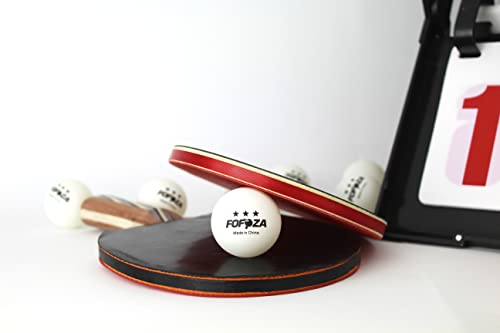 Foto von Fofoza -100- Stück Premium Tischtennisbälle | 3 Sterne, 40+, ABS | Indoor & Outdoor | weiß