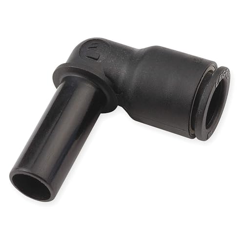 Legris 6mm Plastic Elbow, 90(Deg), Black - 3182 06 00