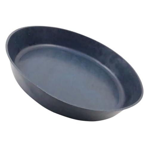 Mikikit Urinary Toilet Pan Bird Bath for Canary Cage Bird Potty Tray Baths Parrot Birds Birdbath Pet Bird Cage Bird Bath Dish Poop Tray for Cage Parakeet Cage Accessories Black Plastic