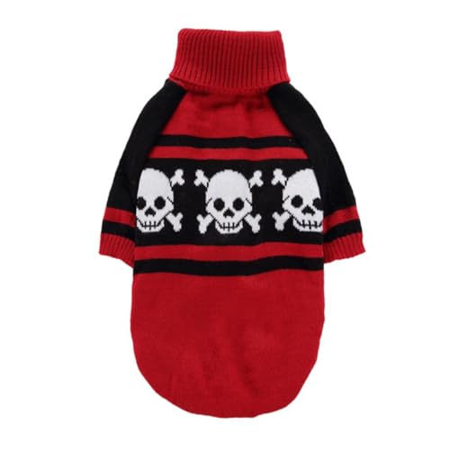 Disfraz de perro ERINGOGO con print de calavera talla L