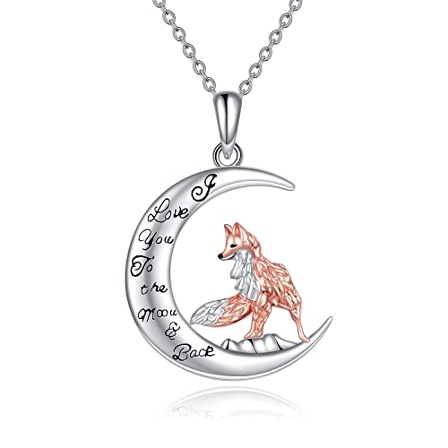 Collier renard argent S925 cadeau anniversaire femme et fille TOUPOP